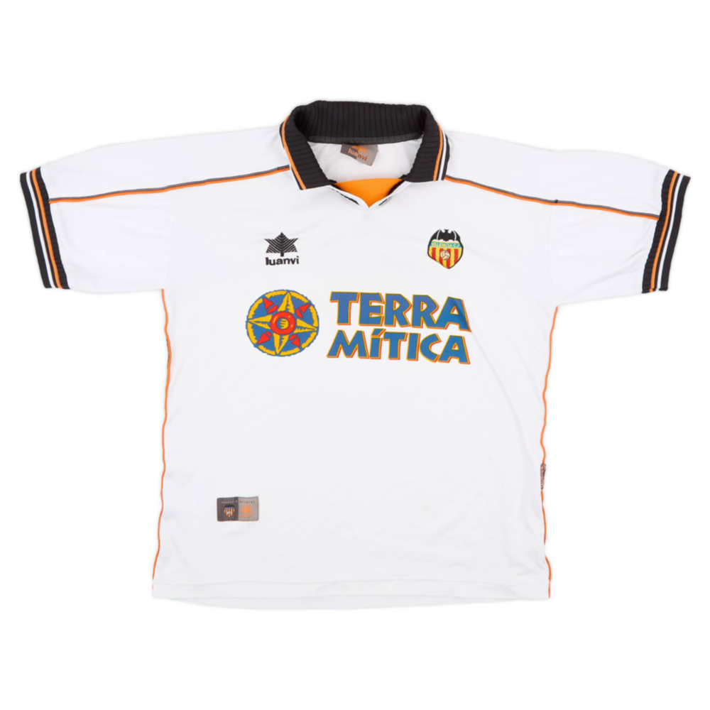1999-00 Valencia CF Home Kit