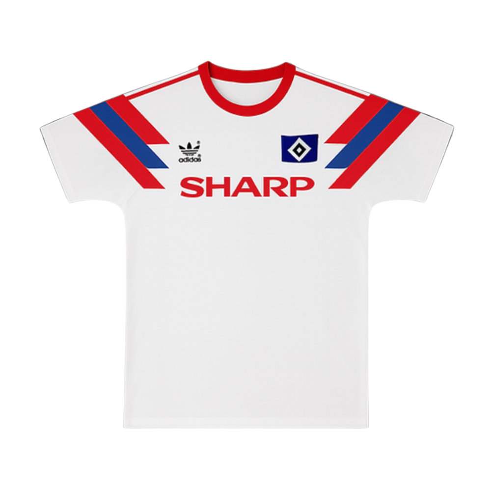 1990-91 Hamburger SV Home Kit