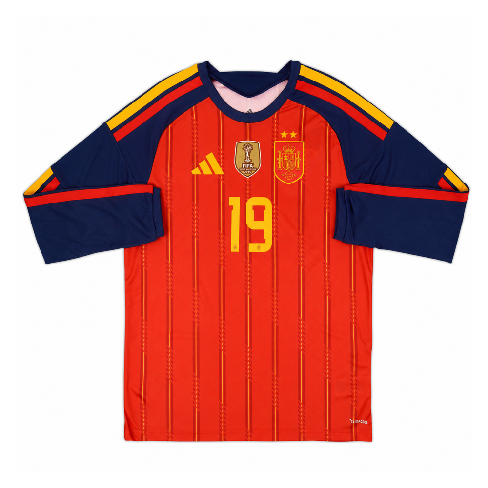 2026 España 1a Equipación Manga Larga Dos Estrellas