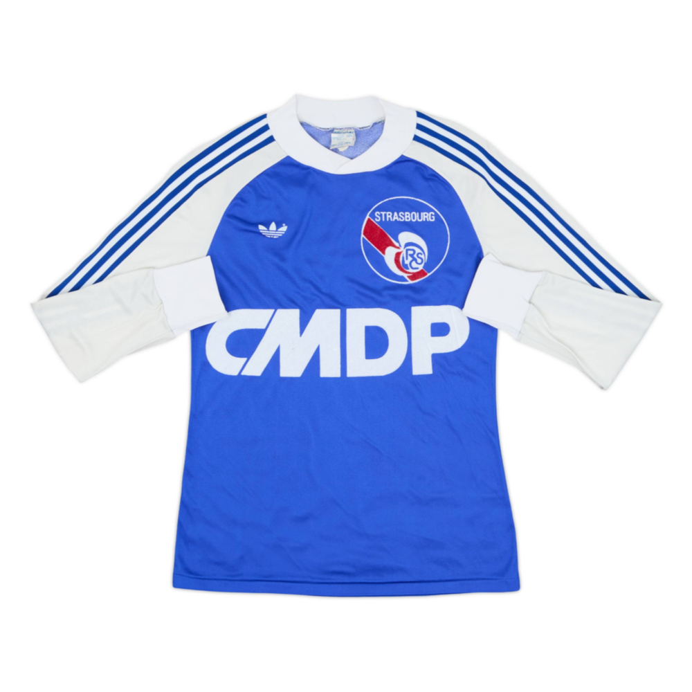 1978-79 RC Strasbourg Alsace 1a Equipación Manga Larga