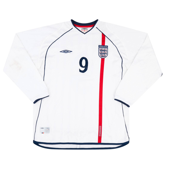 2002 Inglaterra 1a Equipación Manga Larga