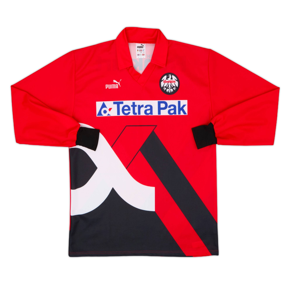 1993-94 Eintracht Frankfurt 1a Equipación Manga Larga