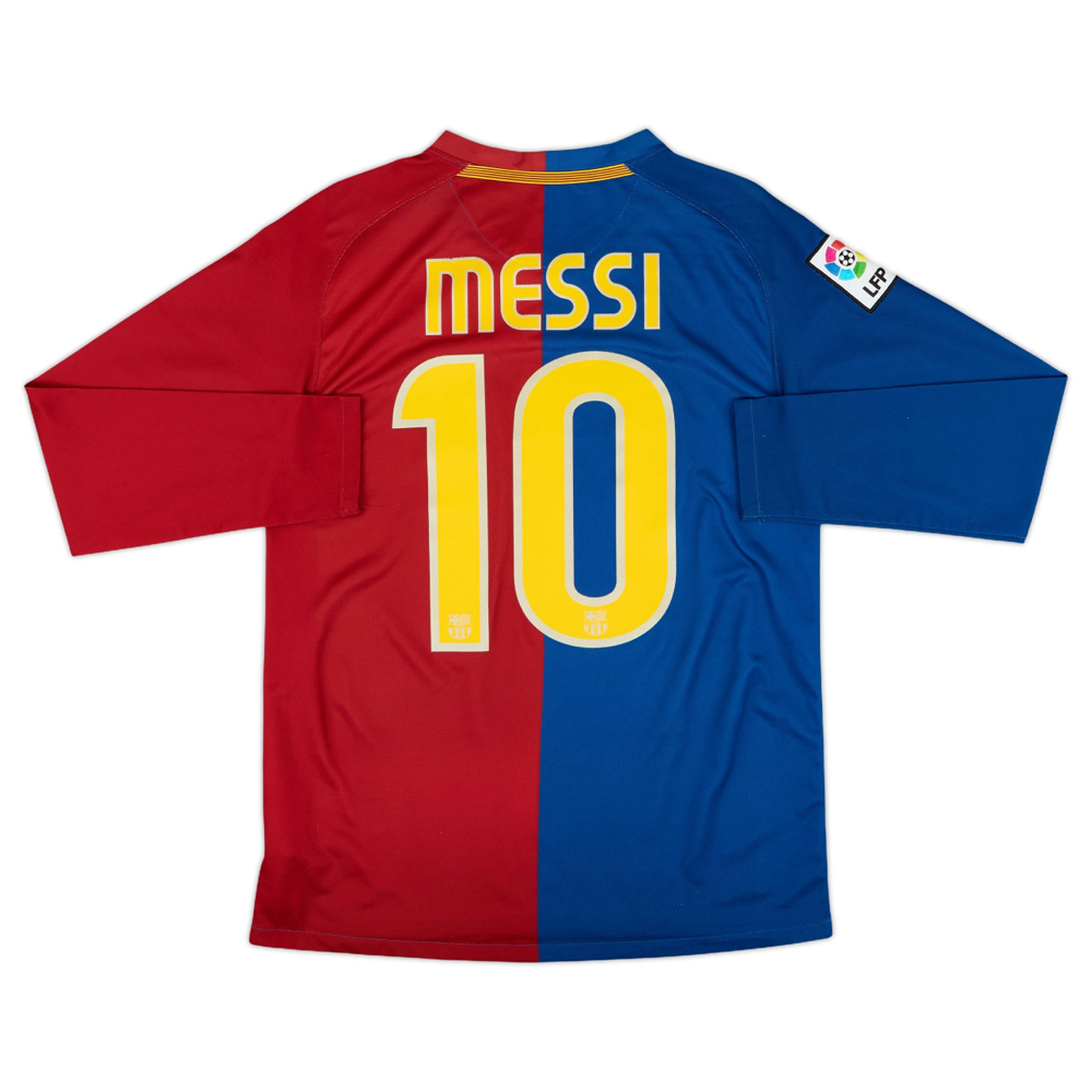 2008-09 FC Barcelona 1a Equipación Manga Larga