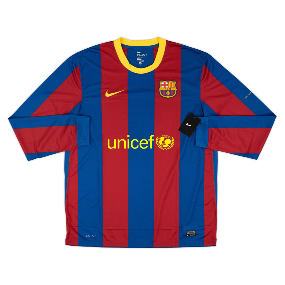 2010-11 FC Barcelona 1a Equipación Manga Larga