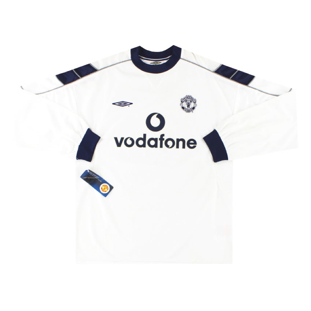 2000-01 Manchester United FC 2a Equipación Manga Larga