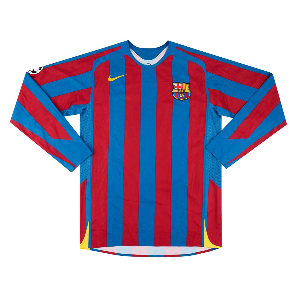2005-06 FC Barcelona 1a Equipación Manga Larga