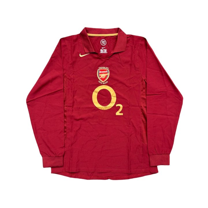 2005-06 Arsenal FC 1a Equipación Manga Larga