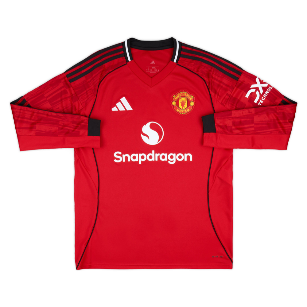2025-26 Manchester United FC 1a Equipación Manga Larga