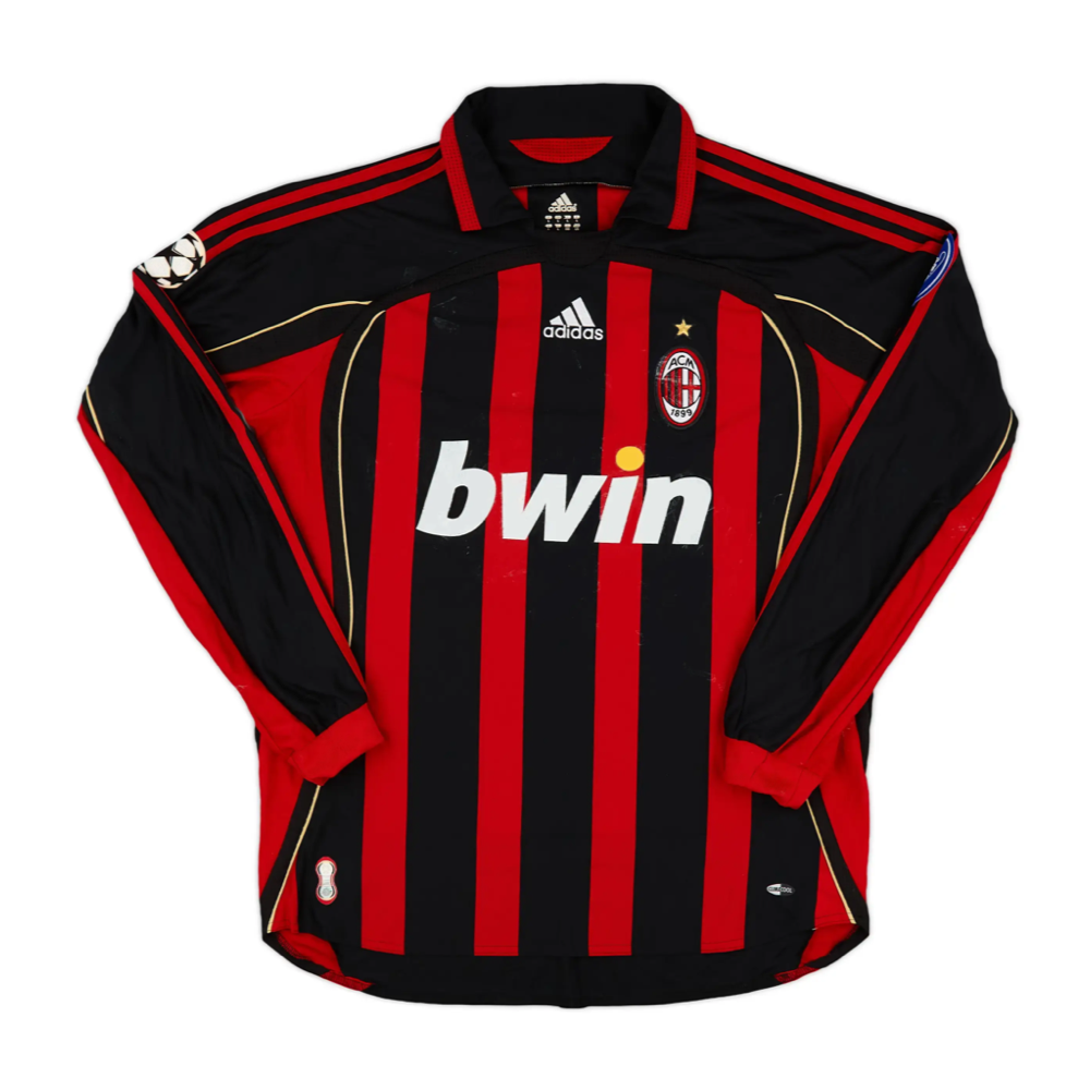 2006-07 AC Milan 1a Equipación Manga Larga