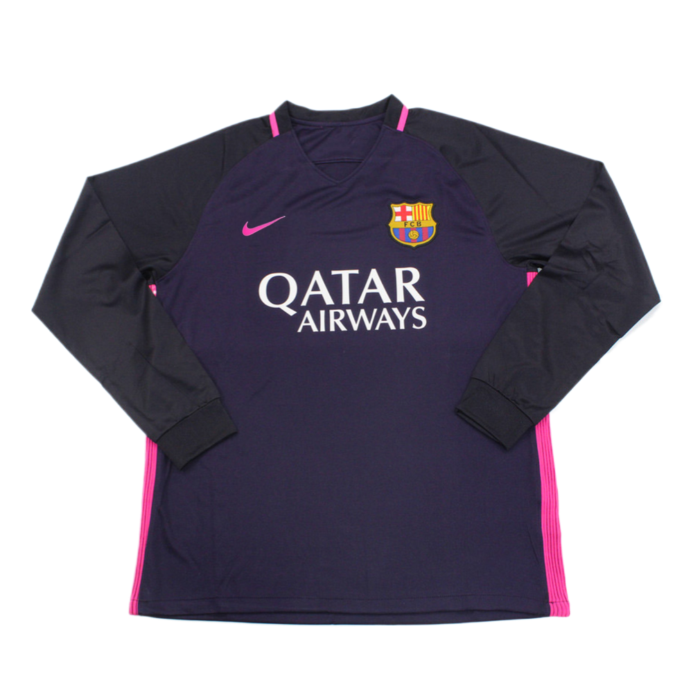 2016-17 FC Barcelona 2a Equipación Manga Larga