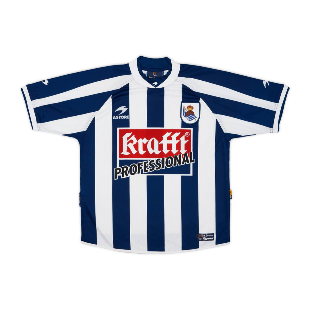 2002-03 Real Sociedad de Fútbol de Fútbol 1a Equipación