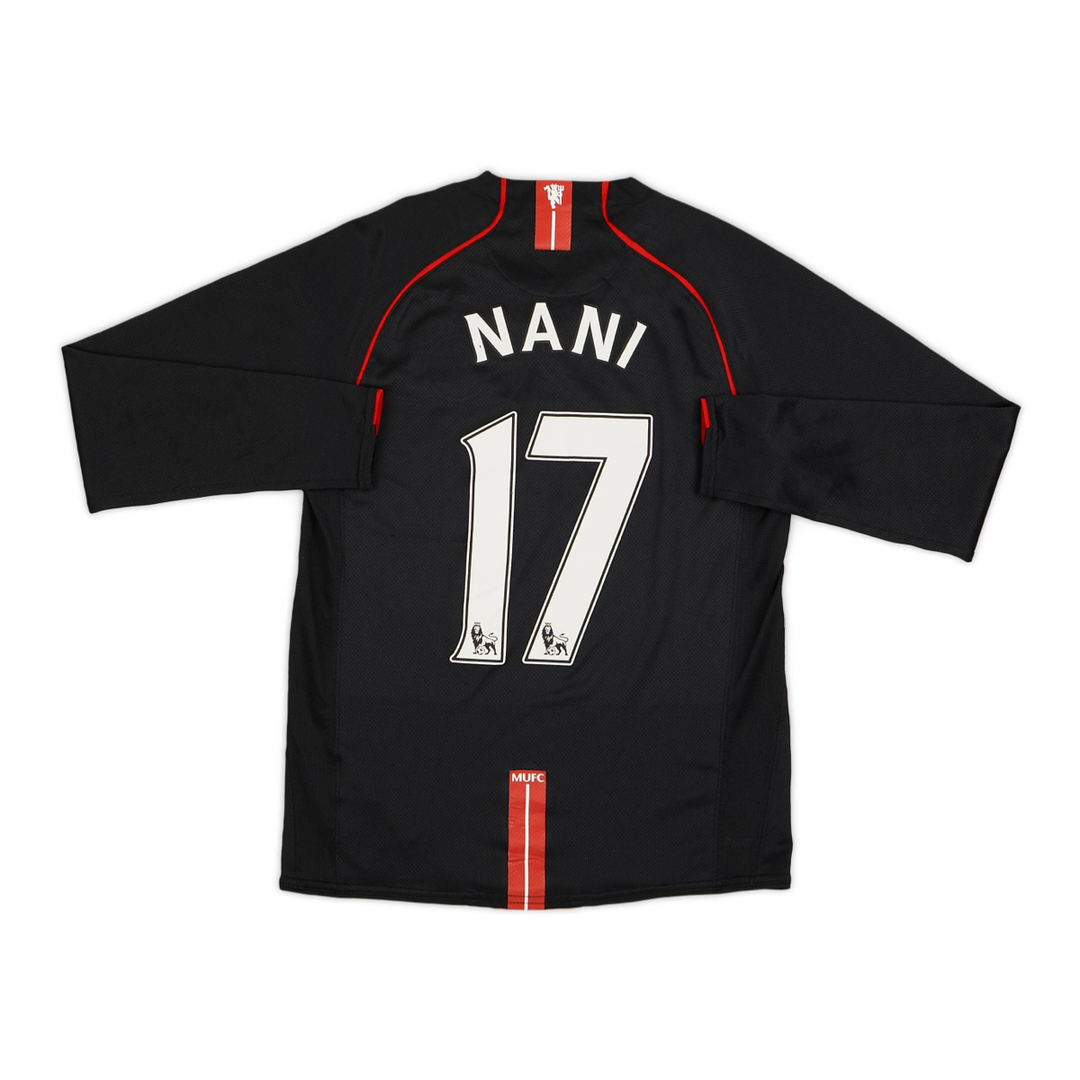 2007-08 Manchester United FC 2a Equipación Manga Larga