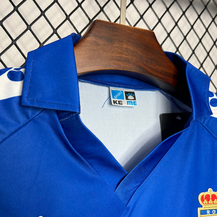 1990-91 Real Oviedo 1a Equipación