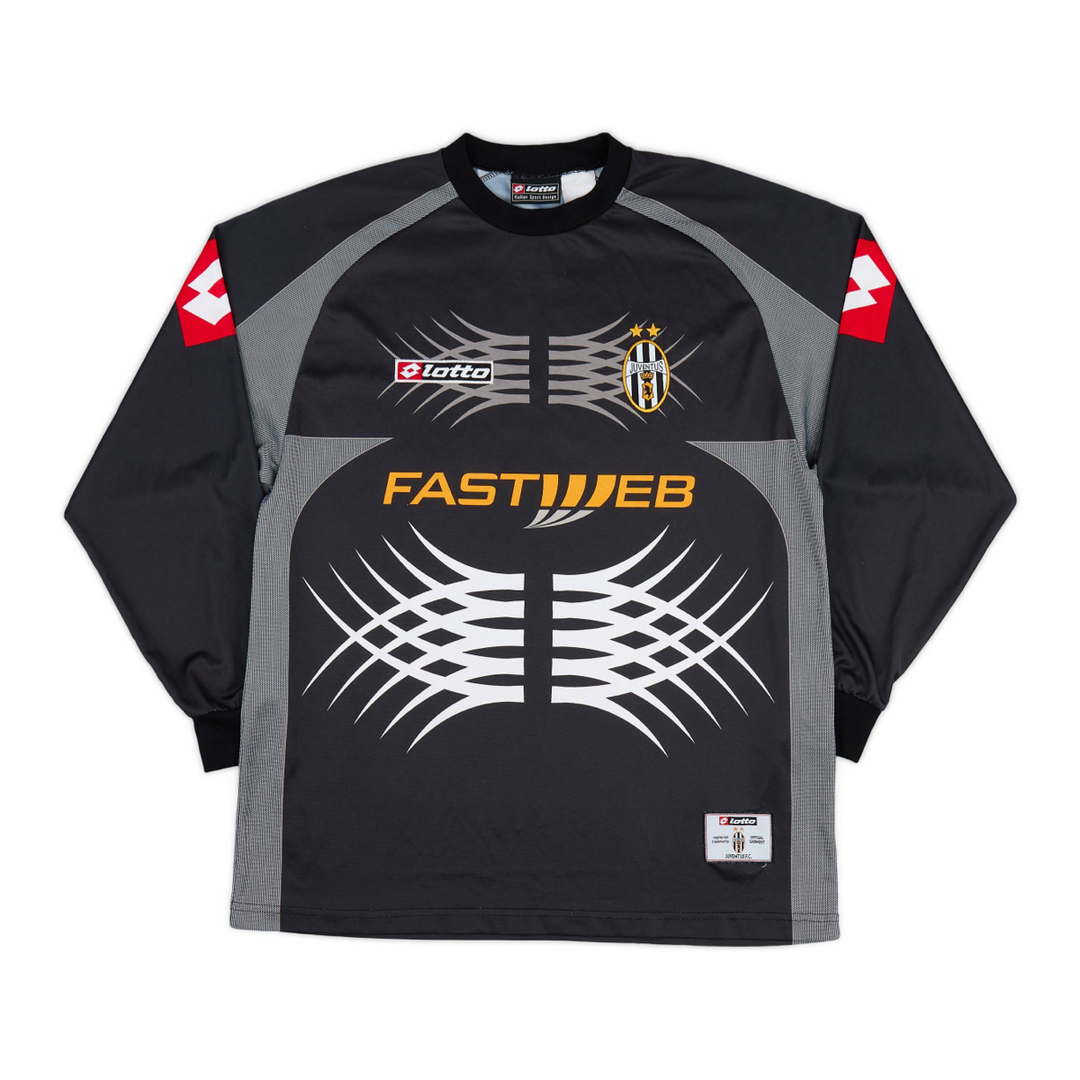 Kit de Gardien de But Juventus FC 2001-02 Noir