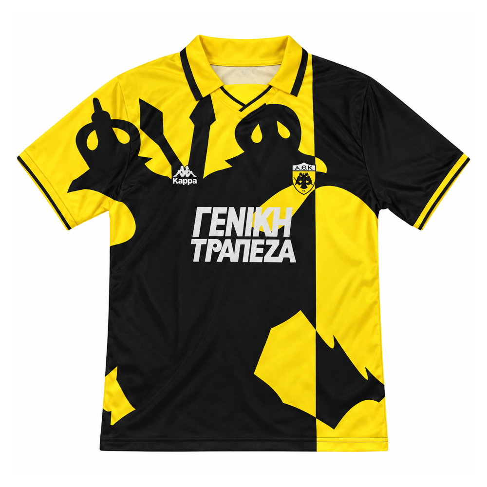 1996-97 AEK Athens FC 1a Equipación