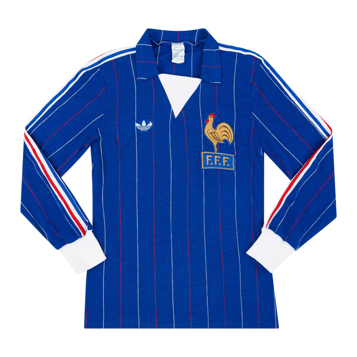 1980-82 Francia 1a Equipacion Manga Larga
