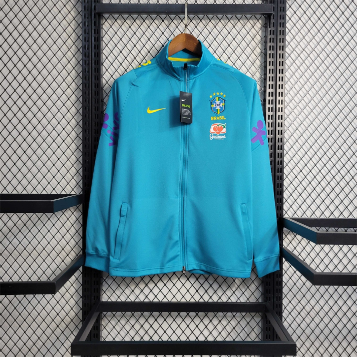 Brazil Turquoise Blue Windbreaker