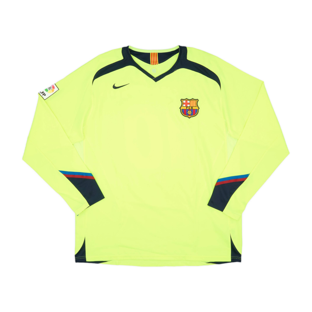Maillot à manches longues extérieur du FC Barcelone 2005-06