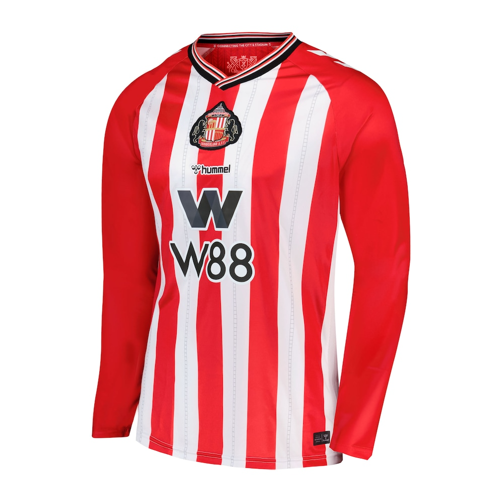 2025-26 Sunderland AFC Home Long Sleeve Kit