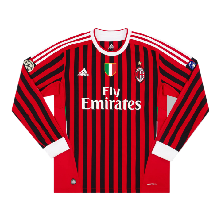 2011-12 AC Milan 1a Equipacion Manga Larga