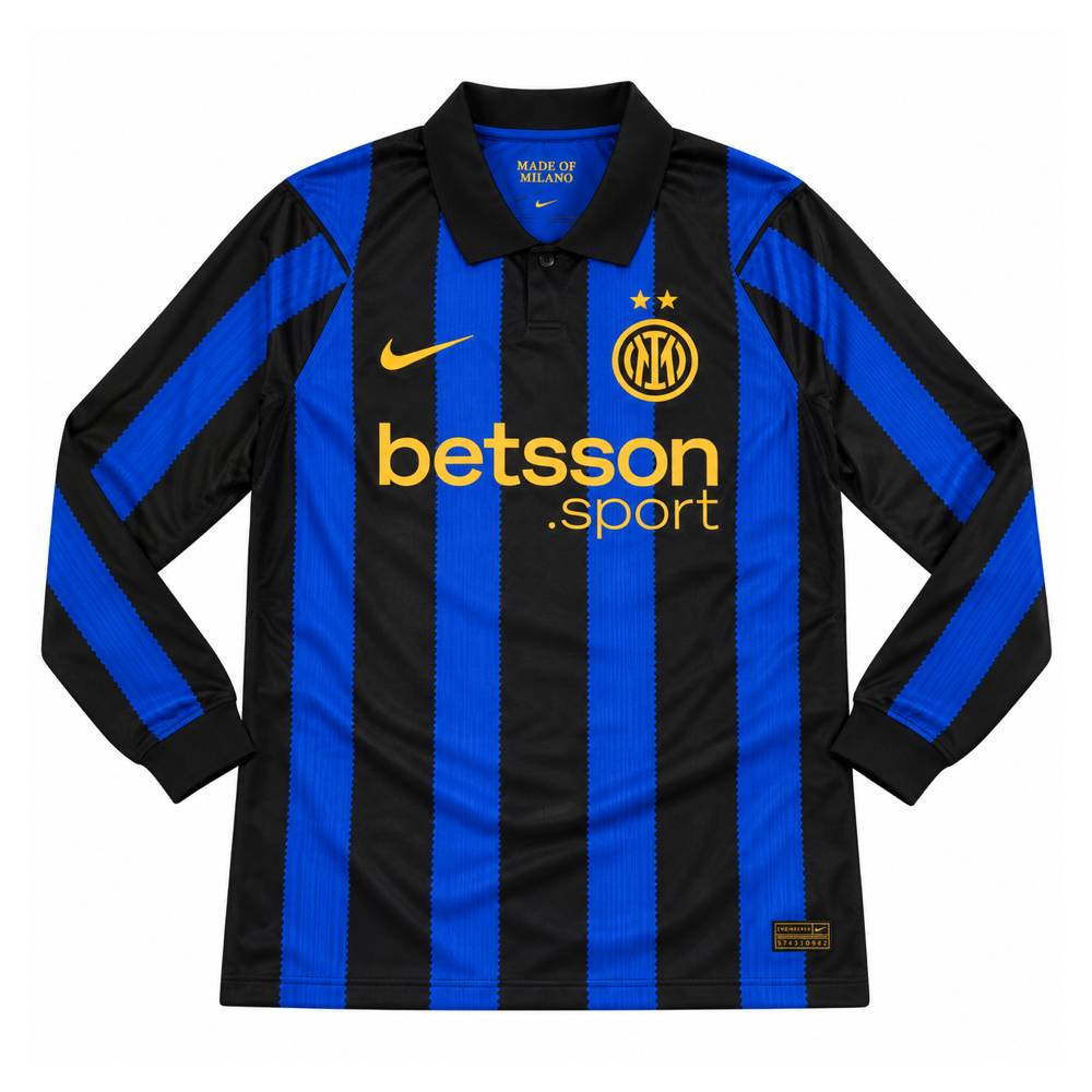 2026-27 FC Internazionale Milano 1a Equipación Manga Larga