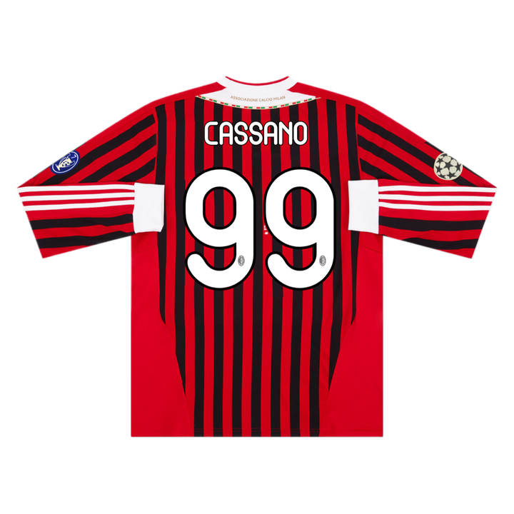 2011-12 AC Milan 1a Equipacion Manga Larga