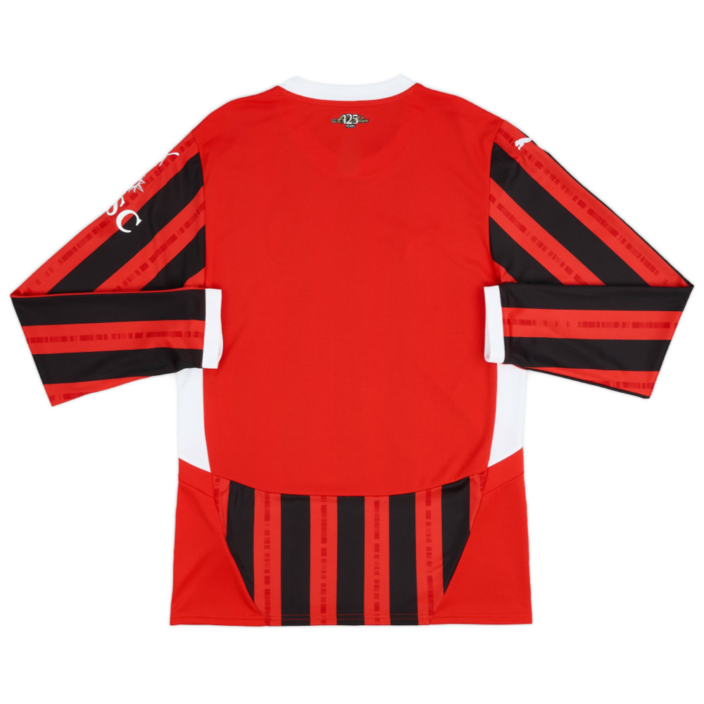 2024-25 AC Milan Home Long Sleeve Kit