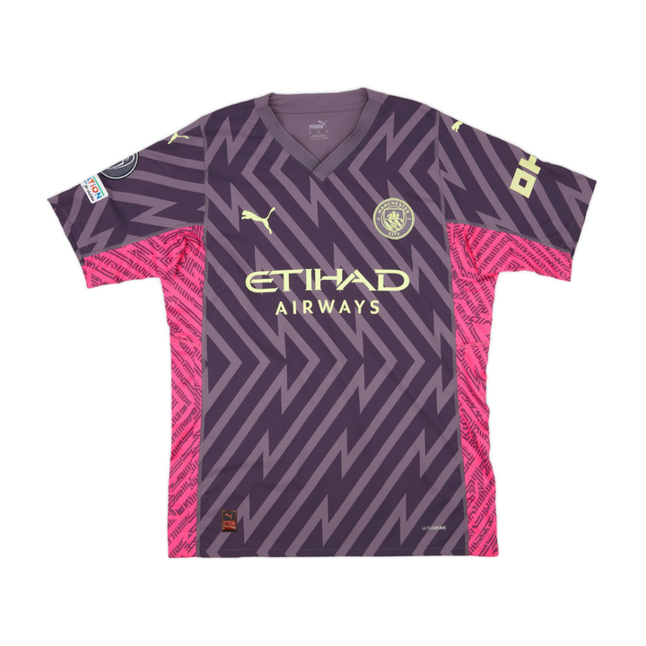 2023-24 Manchester City FC Purple Goalkeeper Kit