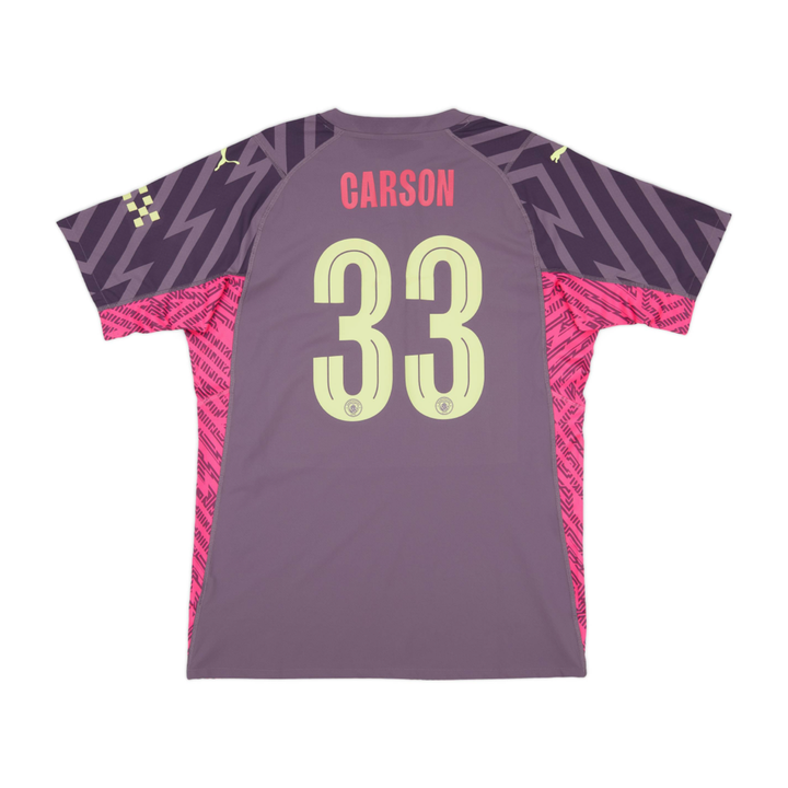 2023-24 Manchester City FC Purple Goalkeeper Kit