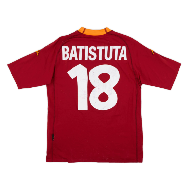 2000-01 AS Roma 1a Equipación