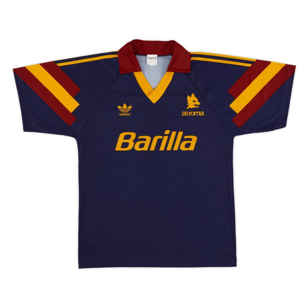 1991-92 AS Roma 2a Equipación