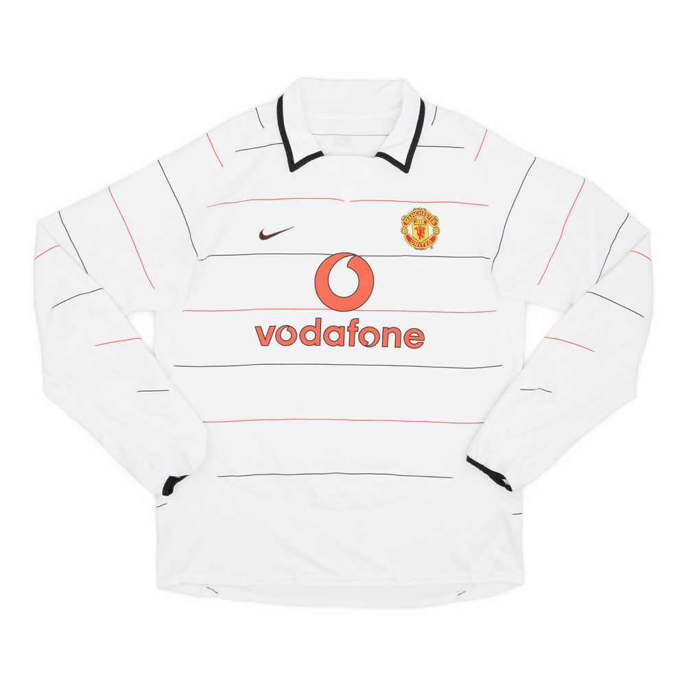 2003-05 Manchester United FC 2a Equipación Manga Larga