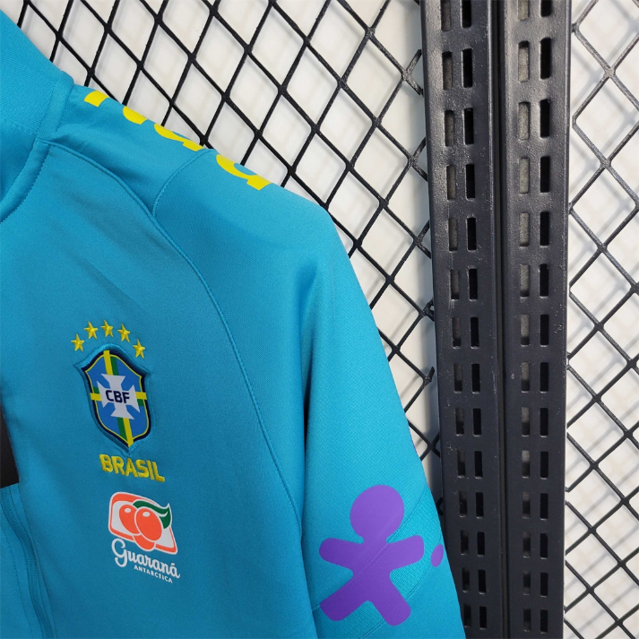 Brazil Turquoise Blue Windbreaker