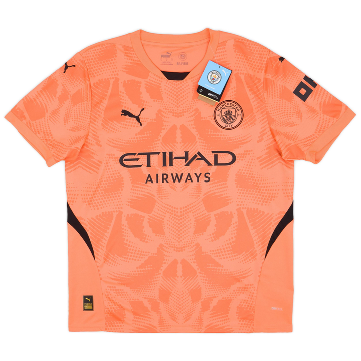 2024-25 Manchester City FC Goalkeeper Kit Orange