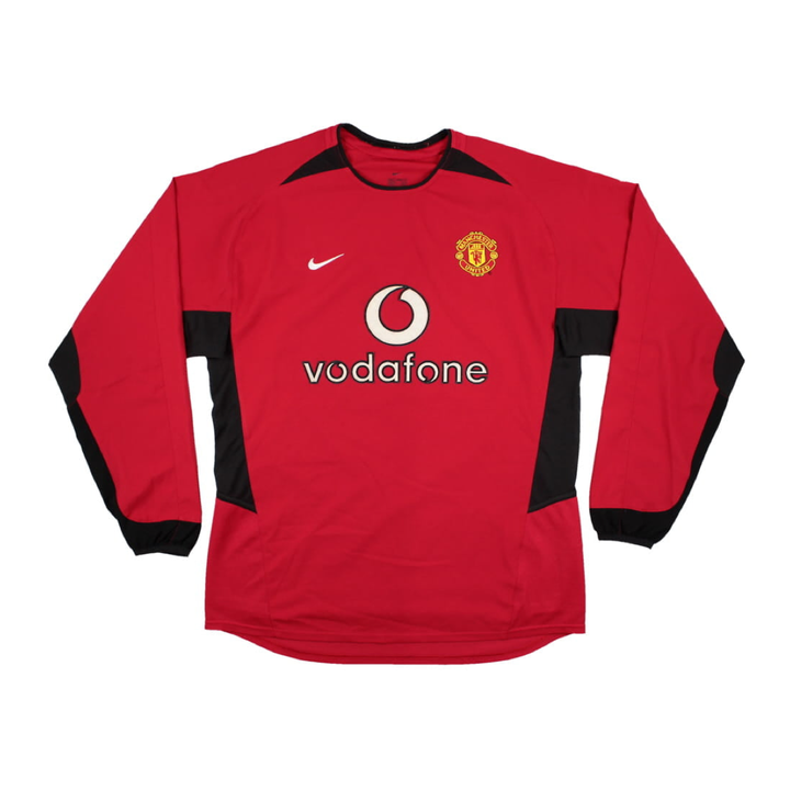 2002-04 Manchester United FC 1a Equipación Manga Larga
