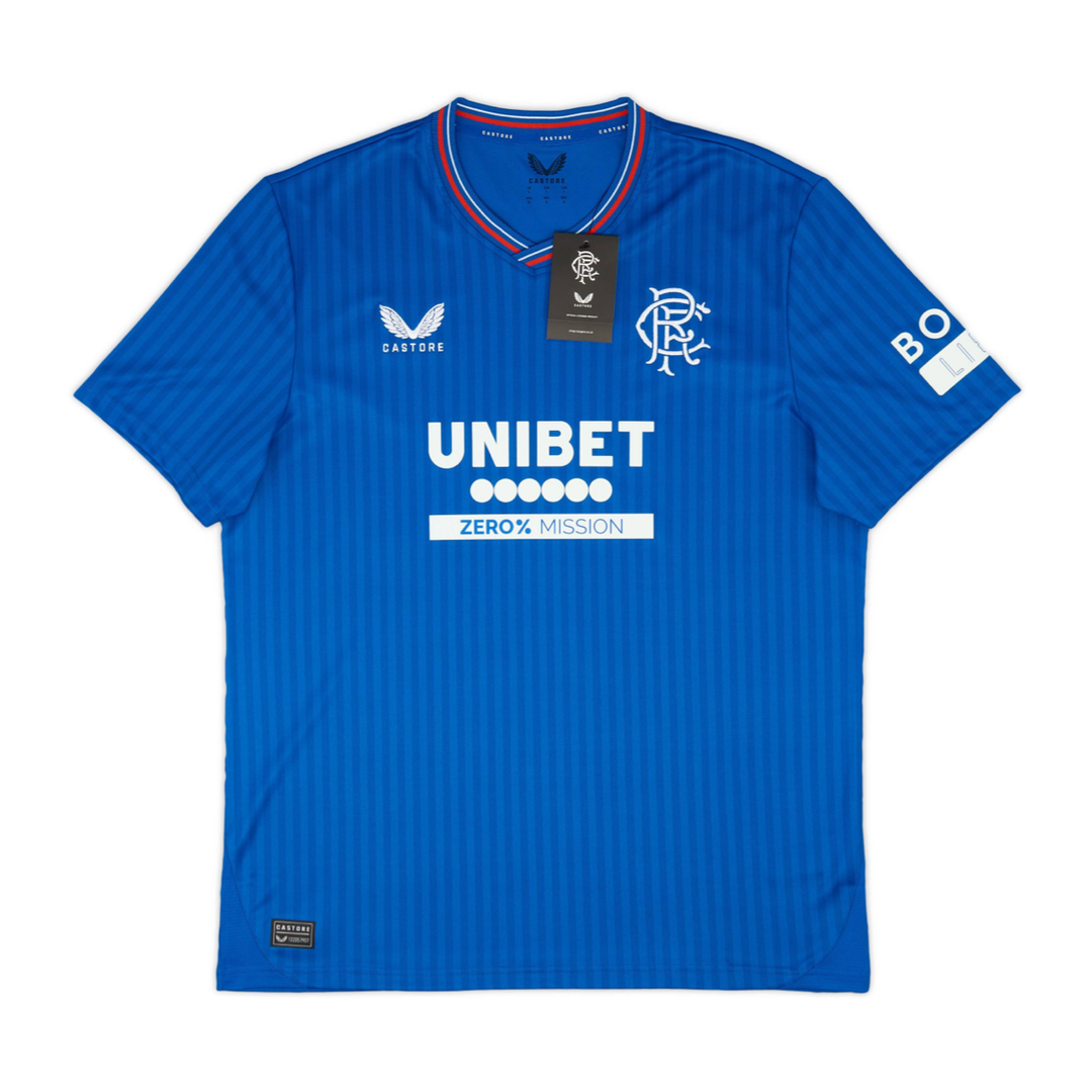 Kit domicile des Rangers FC 2023-24