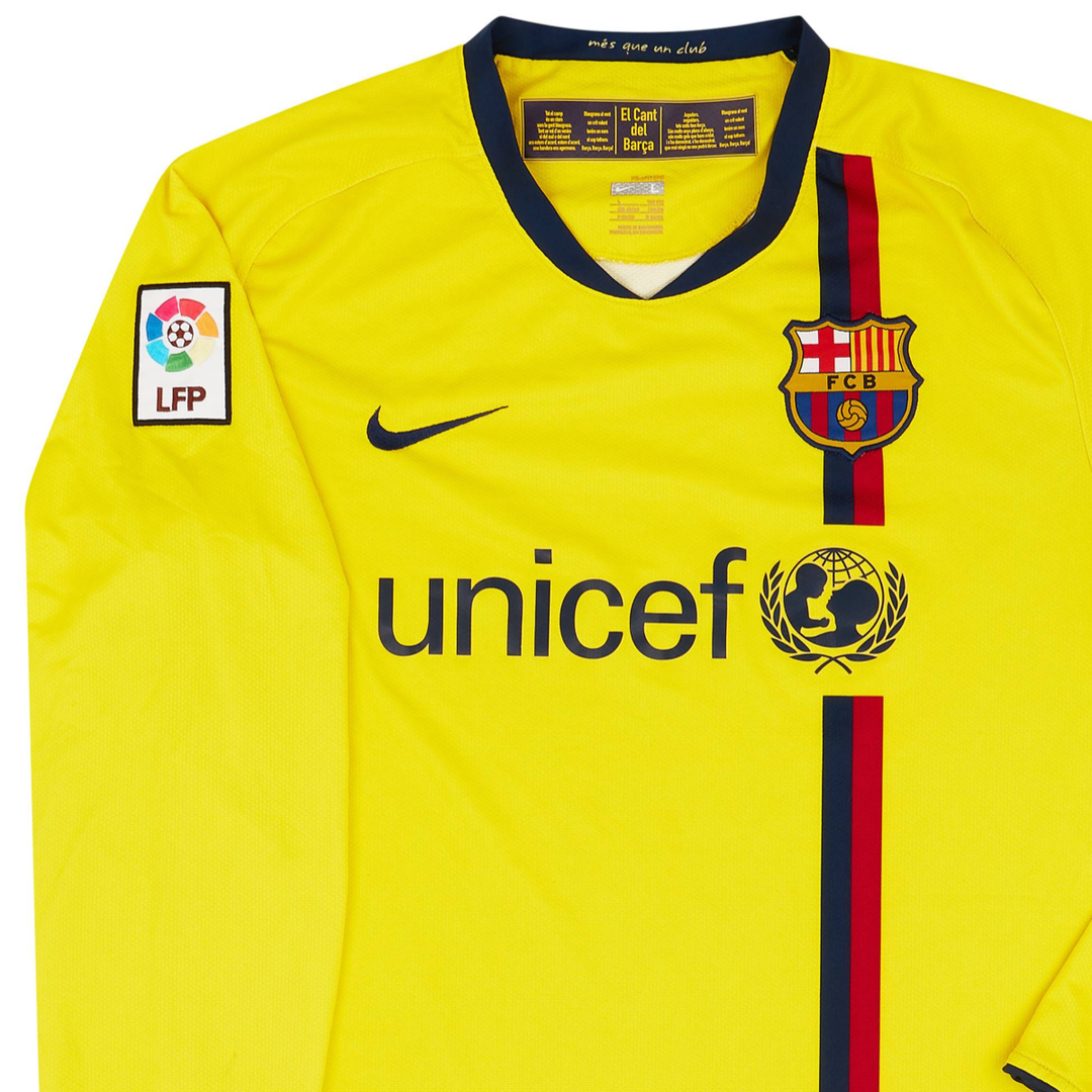2008-09 FC Barcelona 2a Equipación Manga Larga
