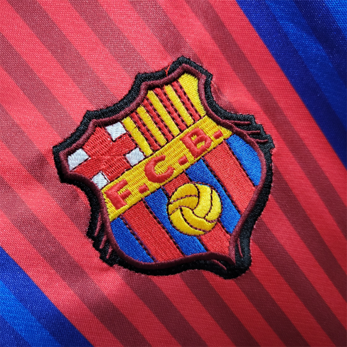 1991-92 FC Barcelona 1a Equipación Manga Larga