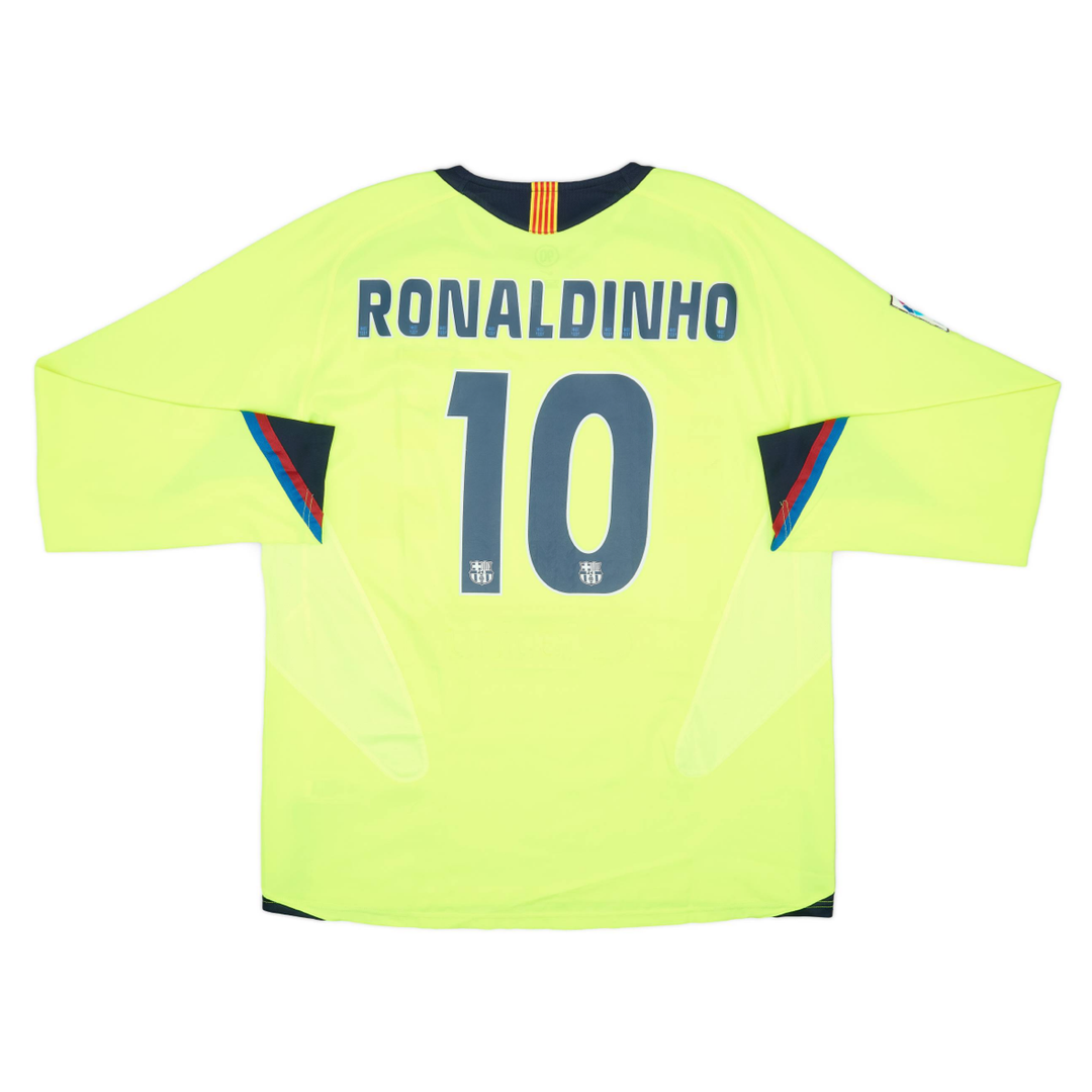2005-06 FC Barcelona 2a Equipación Manga Larga